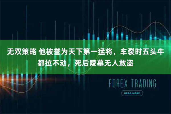 无双策略 他被誉为天下第一猛将，车裂时五头牛都拉不动，死后陵墓无人敢盗