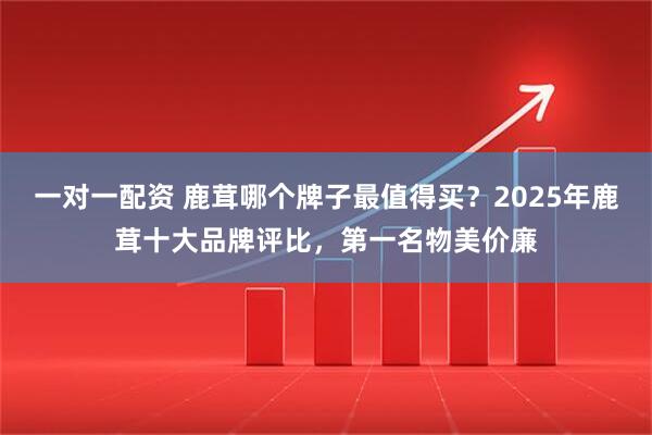 一对一配资 鹿茸哪个牌子最值得买？2025年鹿茸十大品牌评比，第一名物美价廉